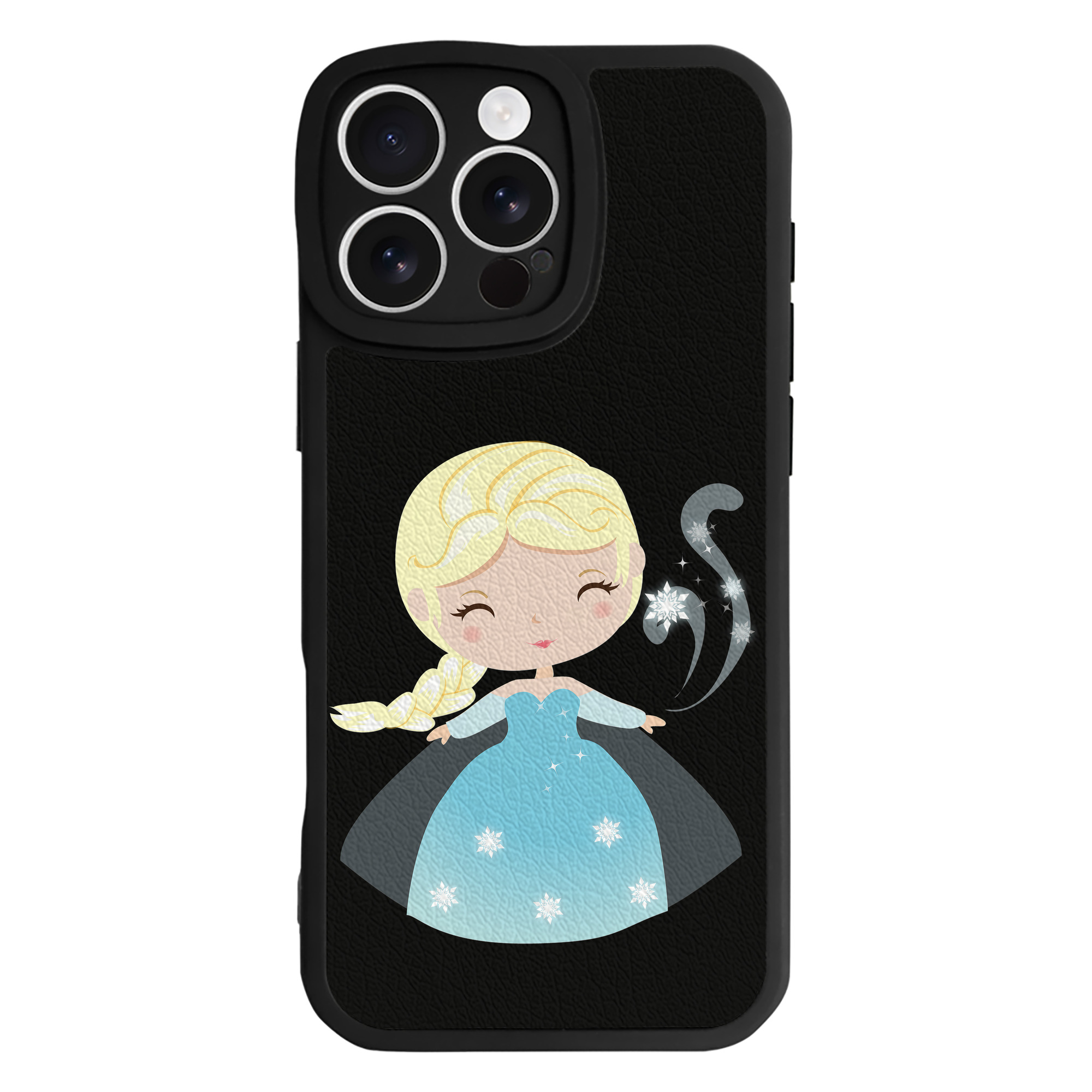 （画像用） アナと雪の女王 アンナ エルサ Frozen Anna Elsa 【iPhone 16シリーズ対応】シリコンスマホケース（レザー調） 材質：シリコン